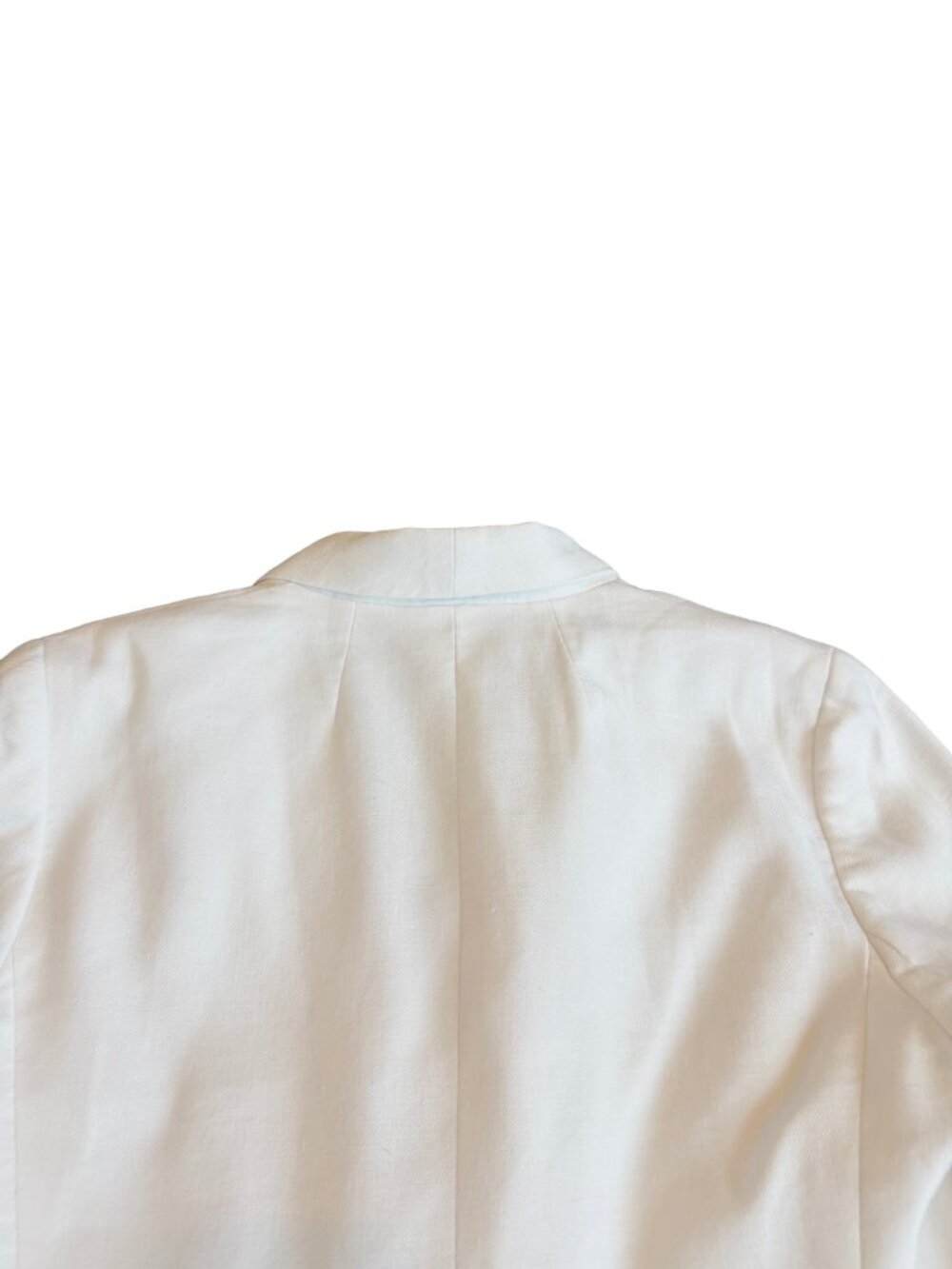 J. Crew Shawl Collar Linen Blend Single Button Tailored Blazer Size 6 Women's - Picture 8 of 13